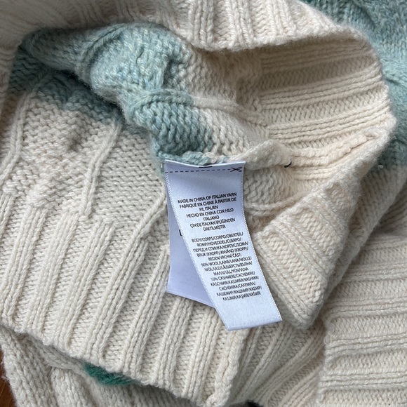 Polo Ralph Lauren Women's Polo Striped Turtleneck Cable Knit Jumper- Multi - Picture 5 of 5